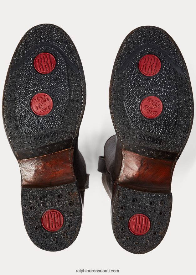 Ralph Lauren miehet nahkainen saapas 0Z24ZR2132 musta