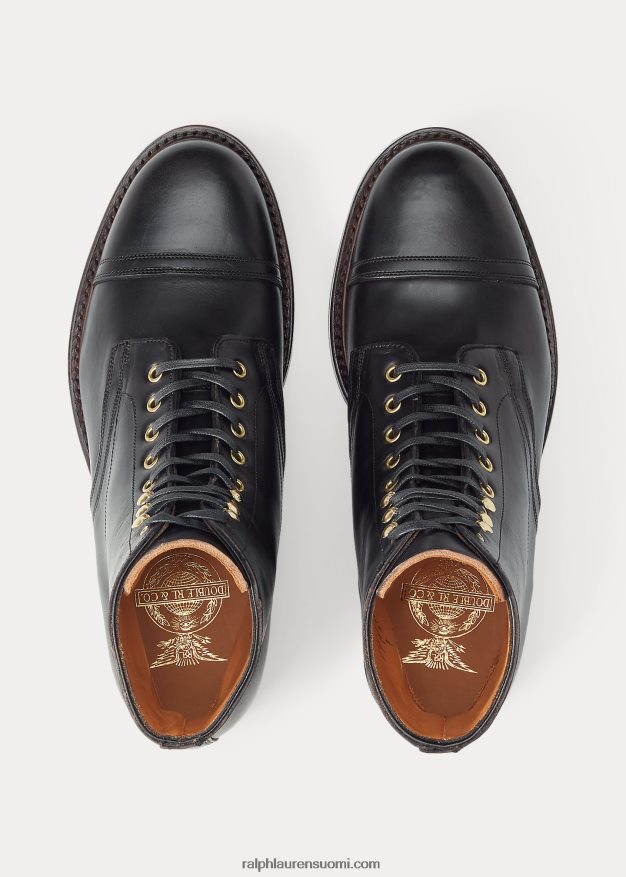 Ralph Lauren miehet nahkainen saapas 0Z24ZR2138 musta
