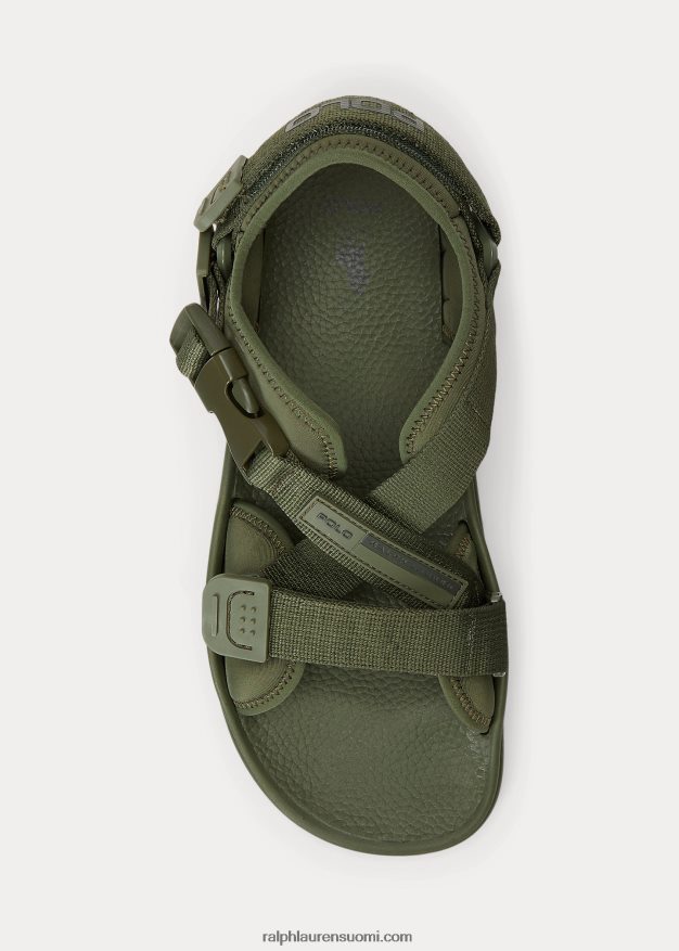 Ralph Lauren miehet seikkailu neopreenisandaali 0Z24ZR2064 tumma salvia