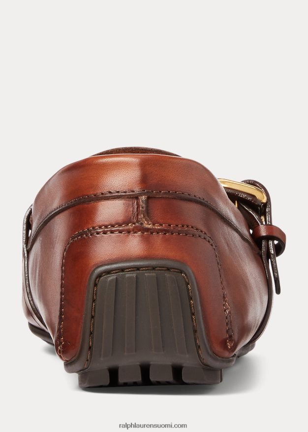Ralph Lauren miehet Harold calfskin kuljettaja 0Z24ZR2169 rusketus