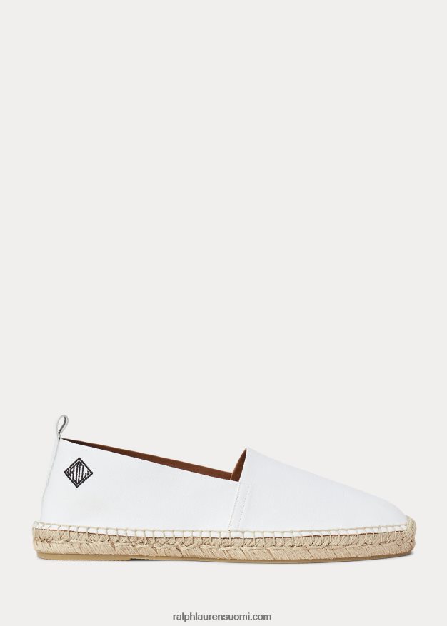 Ralph Lauren miehet bowsworth monogrammi canvas espadrille 0Z24ZR2172 valkoinen