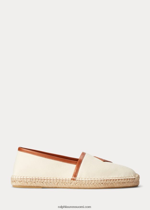 Ralph Lauren miehet bowsworth monogrammi canvas espadrille 0Z24ZR2177 naturale