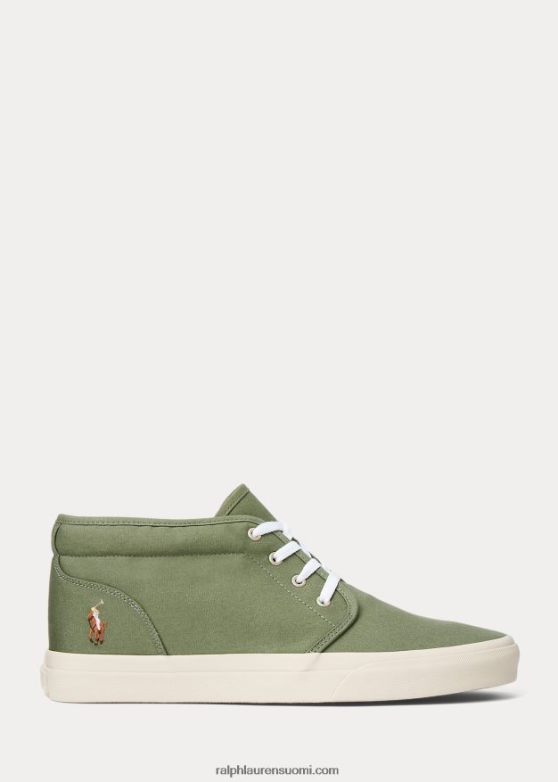 Ralph Lauren miehet keaton canvas chukka 0Z24ZR2040 lastin vihreä