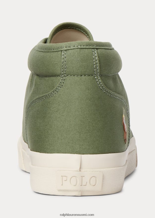 Ralph Lauren miehet keaton canvas chukka 0Z24ZR2040 lastin vihreä