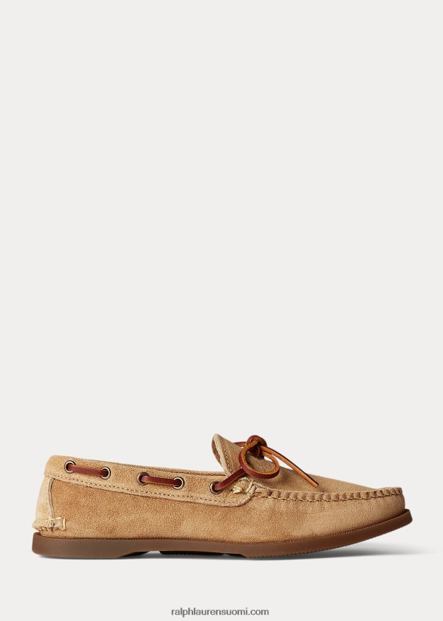 Ralph Lauren miehet mokkanahka camp mokasiini 0Z24ZR2086 aavikon hiekka