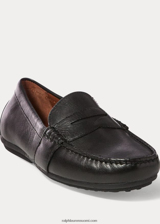 Ralph Lauren miehet reynold täysjyväkuljettaja 0Z24ZR2096 musta