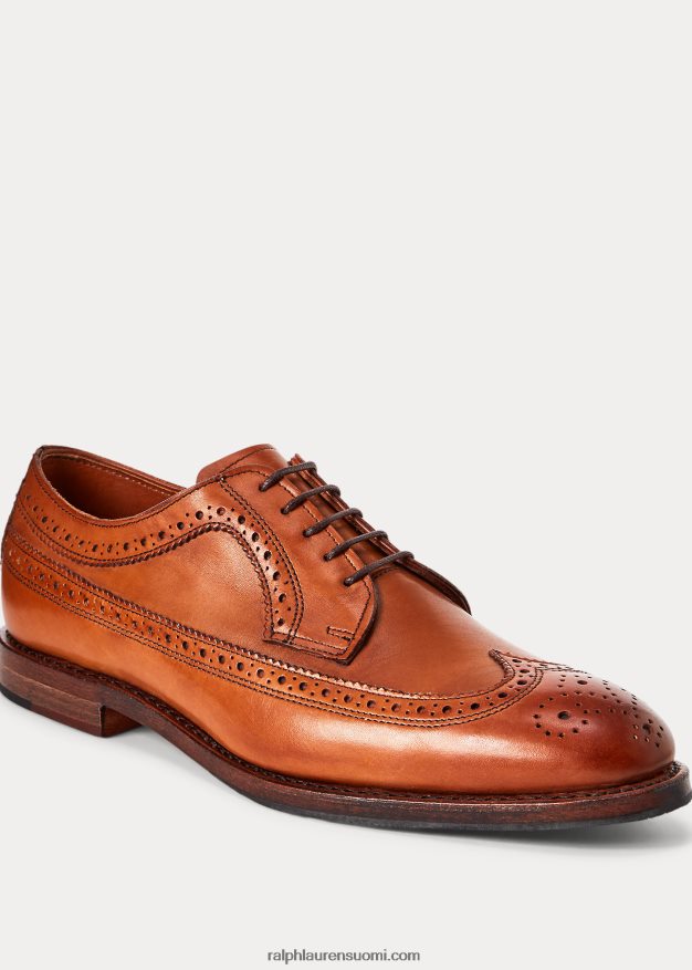 Ralph Lauren miehet sanderson kiillotettu siivenkärki 0Z24ZR2117 rusketus