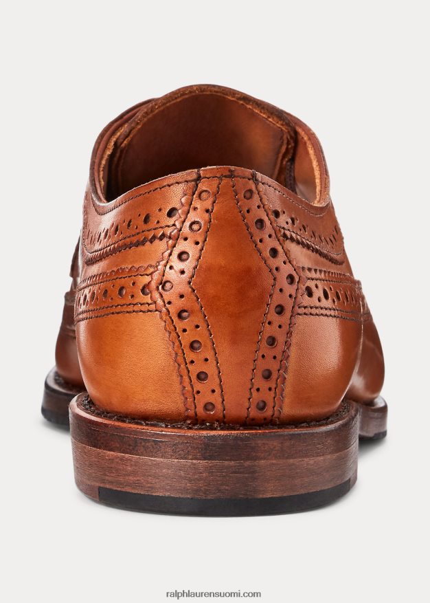 Ralph Lauren miehet sanderson kiillotettu siivenkärki 0Z24ZR2117 rusketus