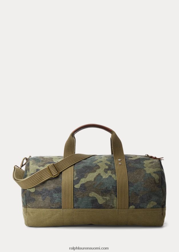 Ralph Lauren miehet tiikeripatsas kangasduffel 0Z24ZR8766 camo