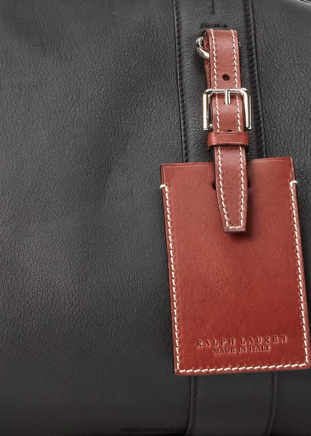 Ralph Lauren miehet vasikkanahkainen darwin-duffel 0Z24ZR9023 musta