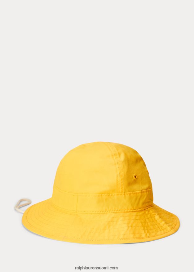 Ralph Lauren miehet merilippupuuvillasekoitettu ämpärihattu 0Z24ZR2461 liukas keltainen