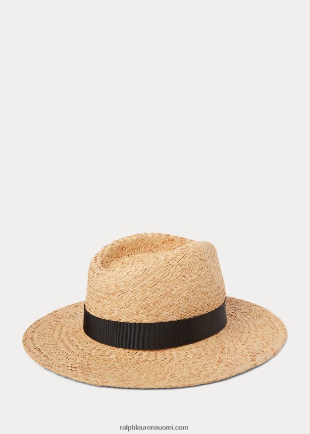 Ralph Lauren miehet raffia fedora 0Z24ZR2448 luonnollinen