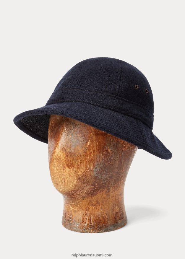 Ralph Lauren miehet villasekoitehuopahattu 0Z24ZR8857 laivasto