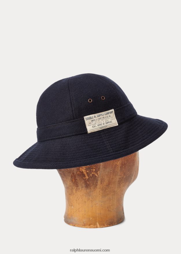 Ralph Lauren miehet villasekoitehuopahattu 0Z24ZR8857 laivasto