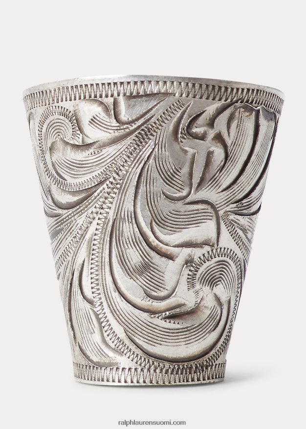 Ralph Lauren miehet kaiverrettu bandanna-liukusäädin 0Z24ZR8902 hopea