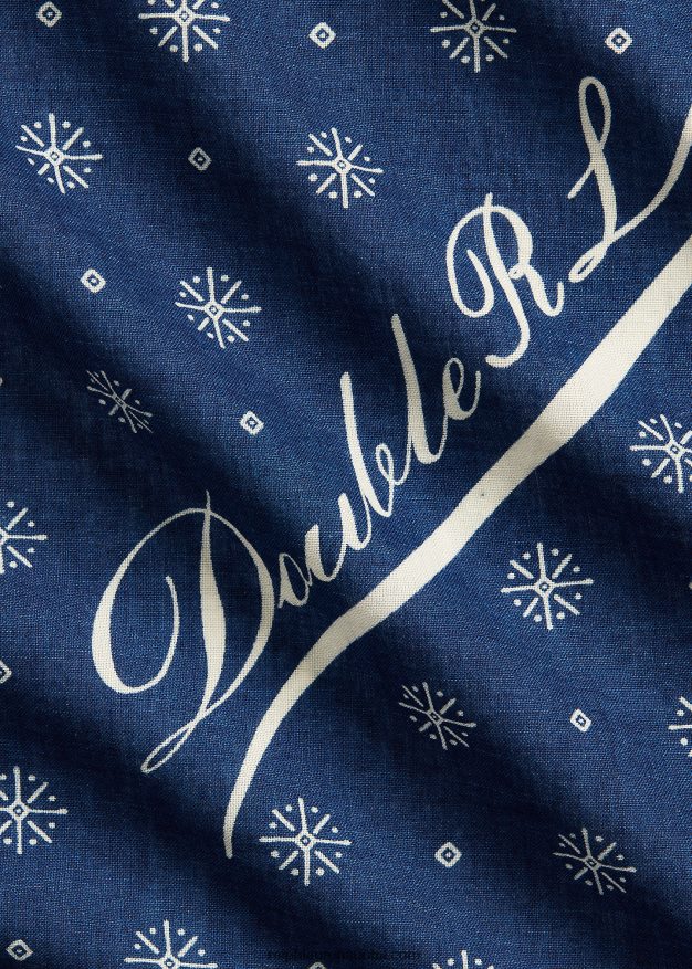 Ralph Lauren miehet logo puuvilla bandanna 0Z24ZR5486 indigo/kerma