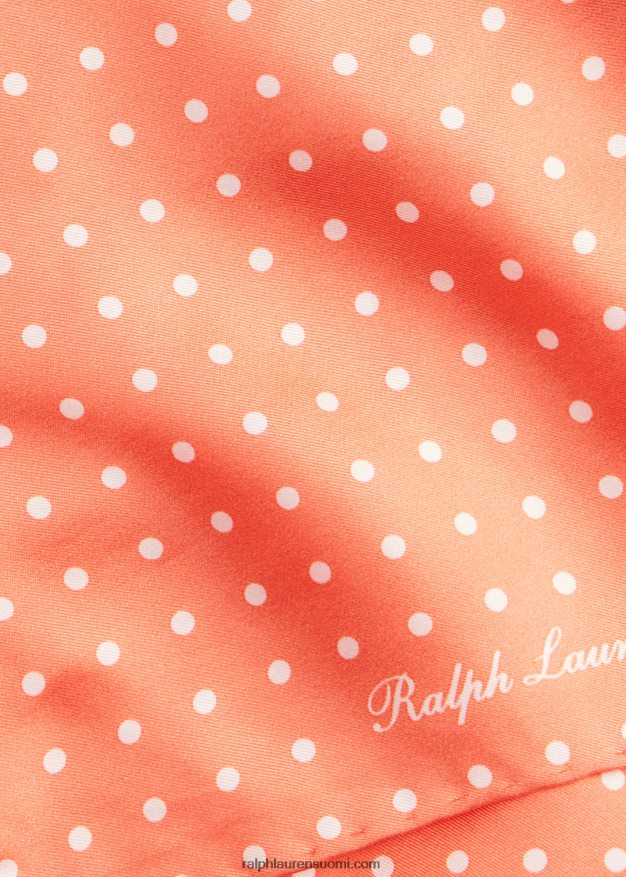 Ralph Lauren miehet pilkullinen silkkikaulahuivi 0Z24ZR8943