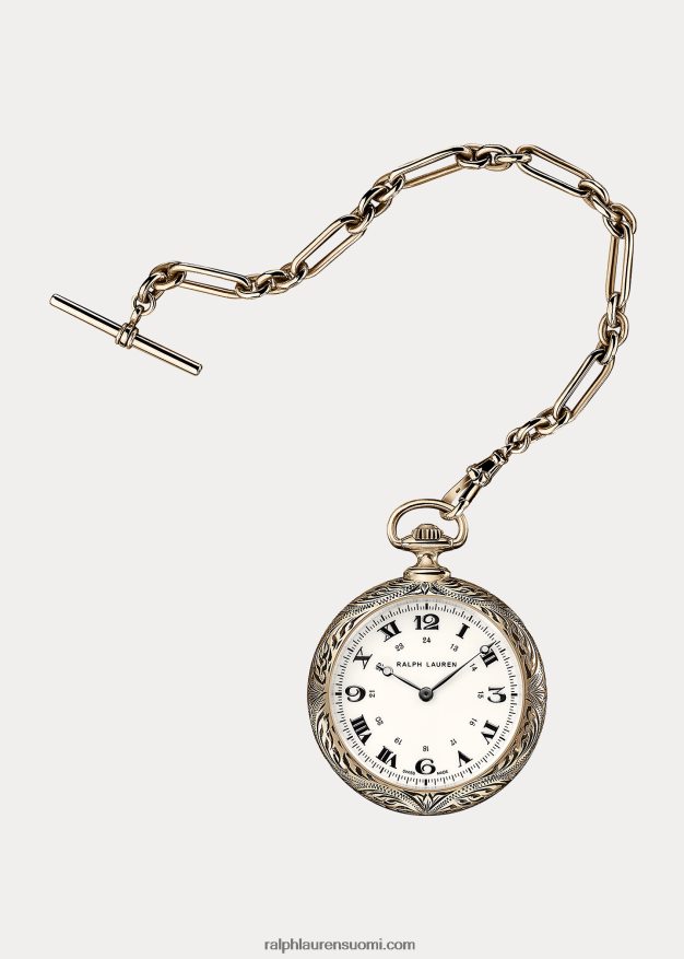 Ralph Lauren miehet 50 mm ruusukultainen taskukello 0Z24ZR2842