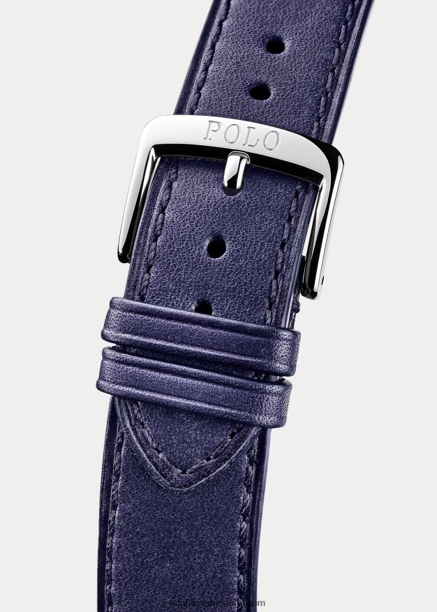 Ralph Lauren miehet bear riviera rannekello 0Z24ZR2802 valkoinen kellotaulu