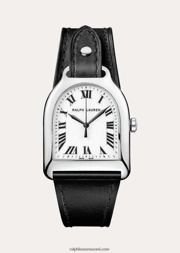 Ralph Lauren miehet keskiteräs valkoinen kellotaulu 0Z24ZR2806