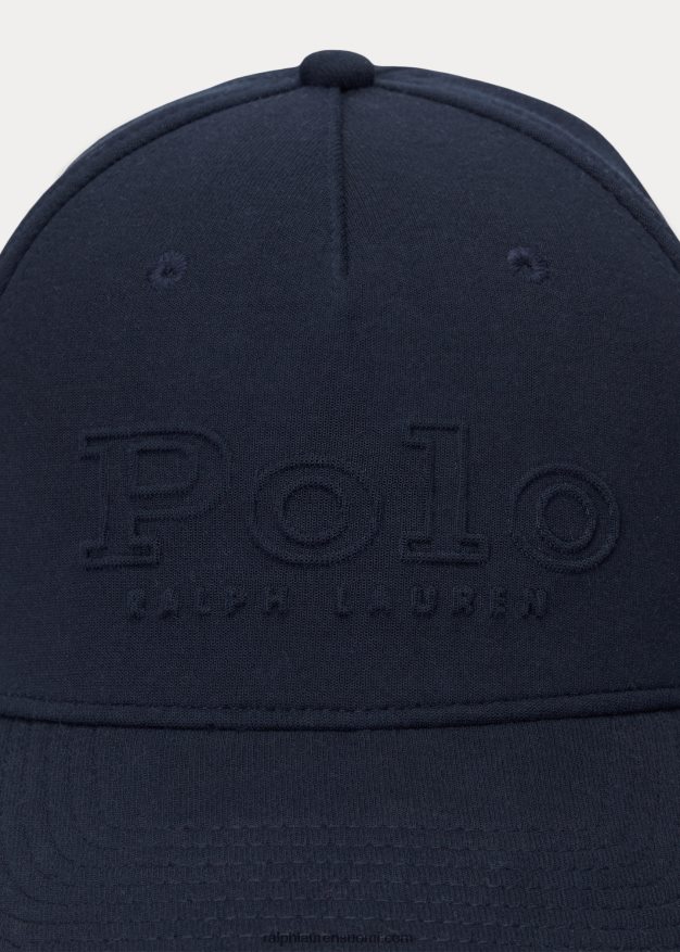 Ralph Lauren miehet kaksoisneulottu jacquard-pallolippis 0Z24ZR2508 lentäjän laivasto