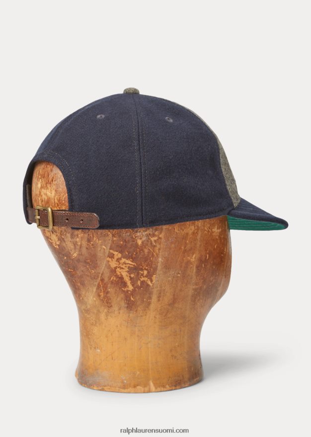 Ralph Lauren miehet logo-patch huopapallosuojus 0Z24ZR8849 laivastonsininen/harmaa