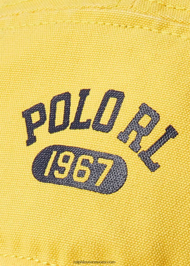Ralph Lauren miehet logokangas viiden paneelin korkki 0Z24ZR2453 keltaevä