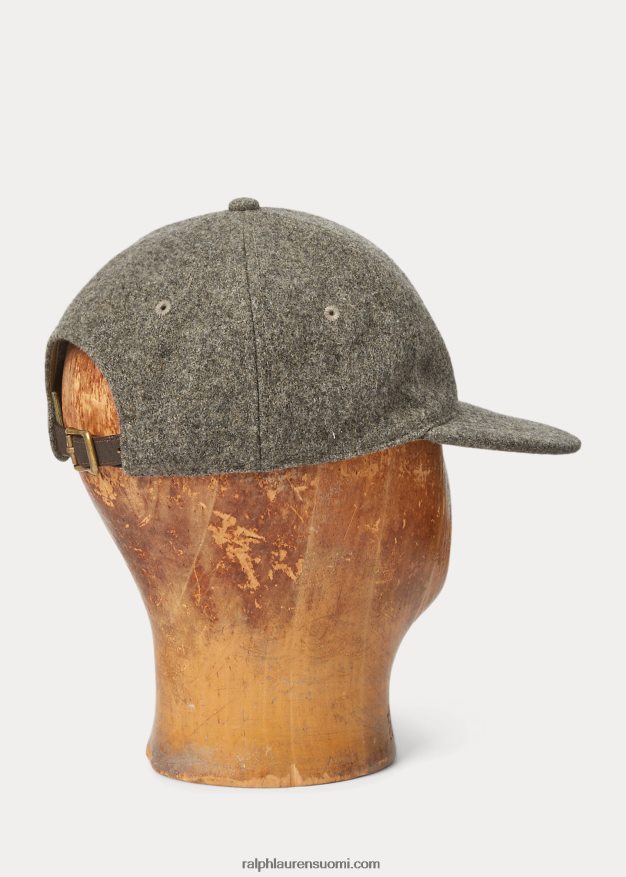 Ralph Lauren miehet logovilla-huopapallolippis 0Z24ZR8861 harmaa