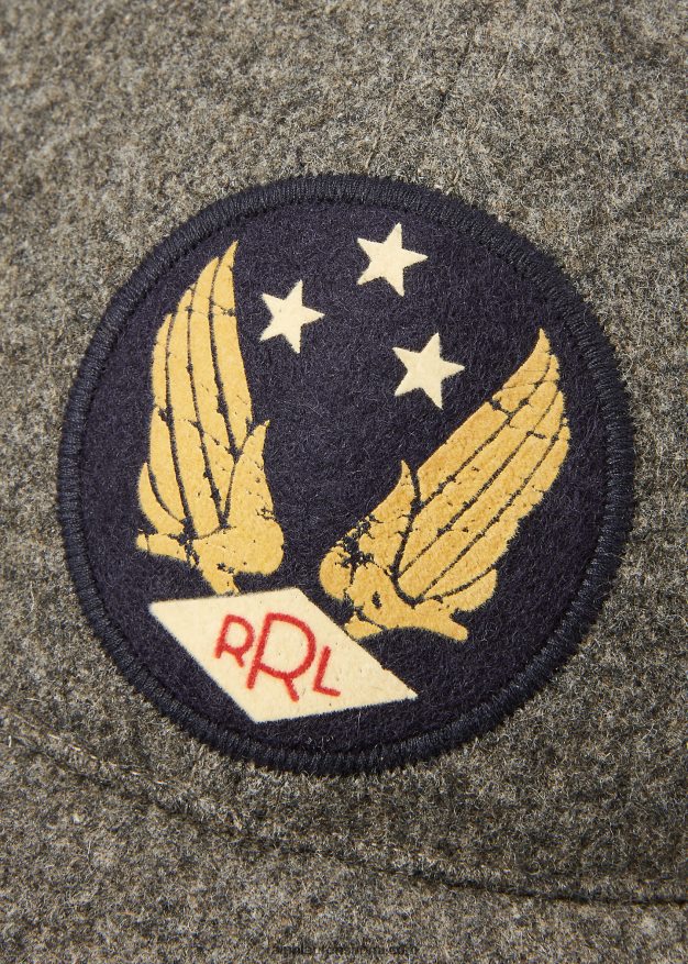 Ralph Lauren miehet logovilla-huopapallolippis 0Z24ZR8861 harmaa