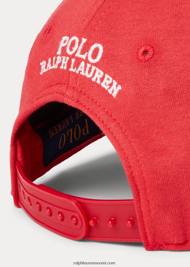 Ralph Lauren miehet ponte pallohattu 0Z24ZR2486 tyyrpuurin punainen