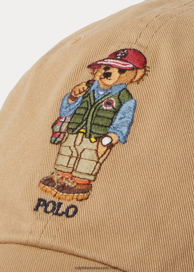 Ralph Lauren miehet poolokarhutoimikas pallolippis 0Z24ZR2425 kahvilanrusketus