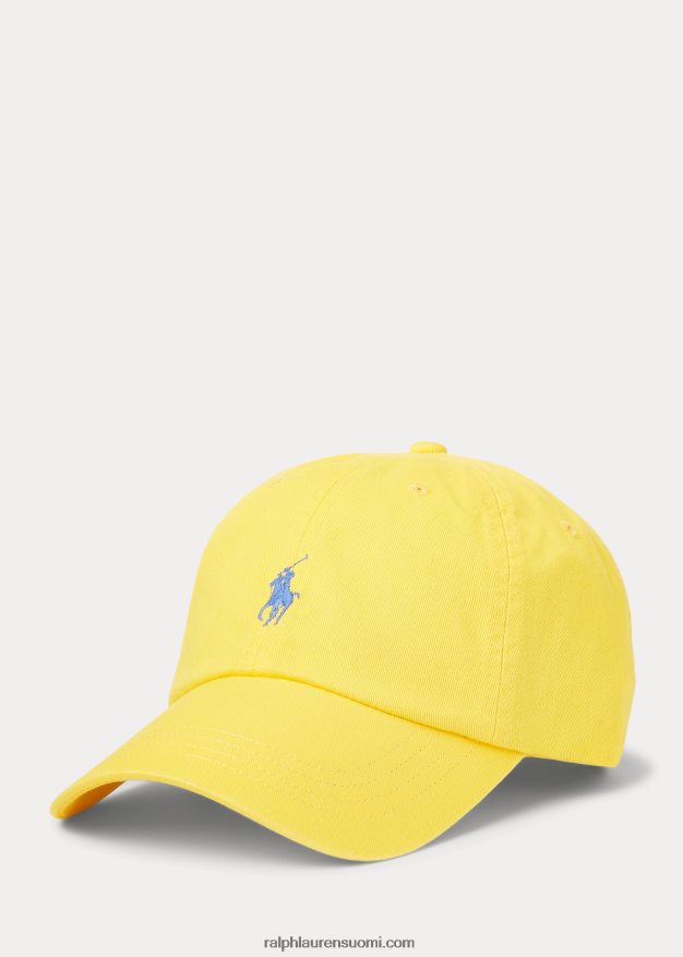 Ralph Lauren miehet puuvillainen chino-pallolippis 0Z24ZR2495 sitruunamurska