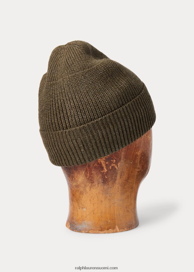 Ralph Lauren miehet puuvillainen kellon korkki 0Z24ZR8891 oliivinvihreä