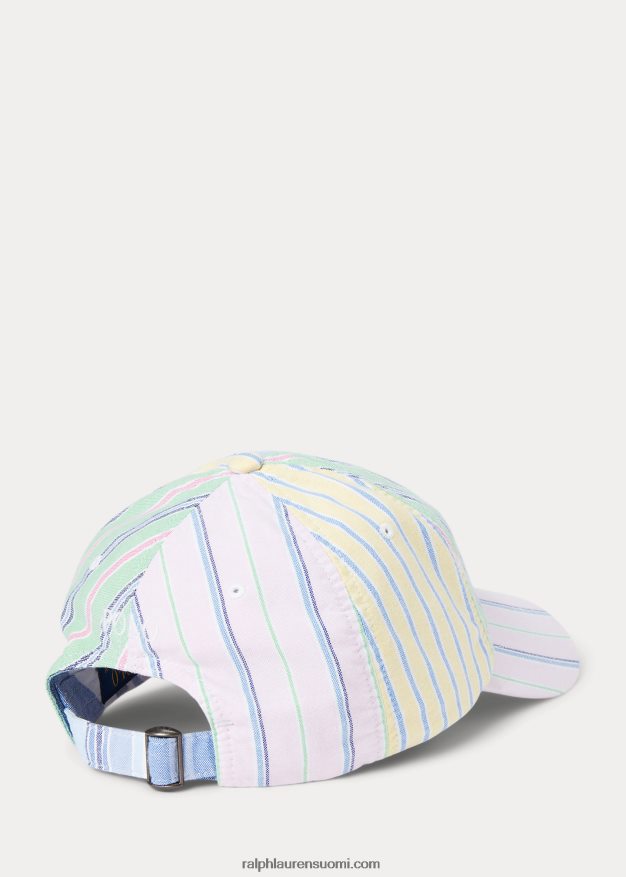 Ralph Lauren miehet raidallinen oxford-pallolippis 0Z24ZR2362 hauska paita multi