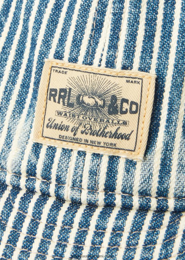 Ralph Lauren miehet raidallinen toimikkahattu 0Z24ZR8832 indigo