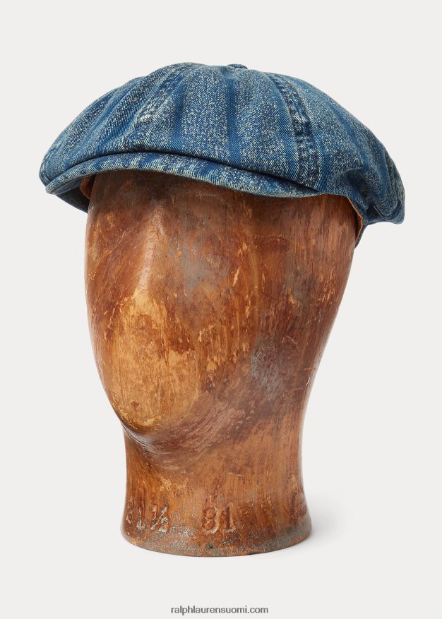 Ralph Lauren miehet raidallinen twill-lehtipoikalippis 0Z24ZR8826 haalistunut indigo