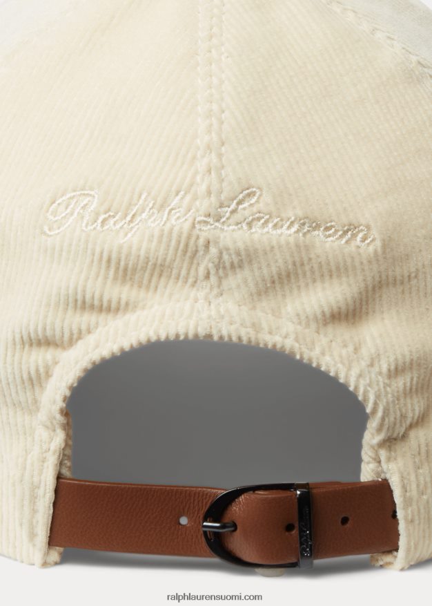 Ralph Lauren miehet vakosametti pallolippis 0Z24ZR8917 klassinen kerma