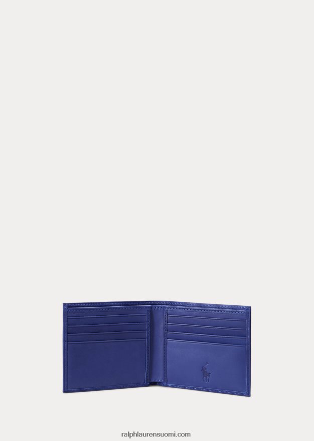 Ralph Lauren miehet nahkainen billfold lompakko 0Z24ZR2395 kuninkaallinen perintö