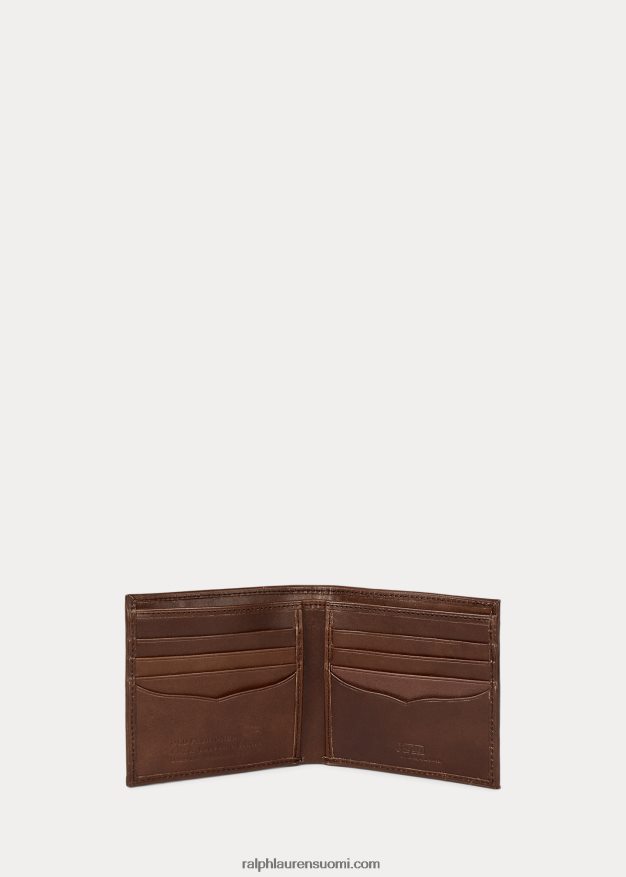 Ralph Lauren miehet polo bar neulakärkinen billfold lompakko 0Z24ZR2582