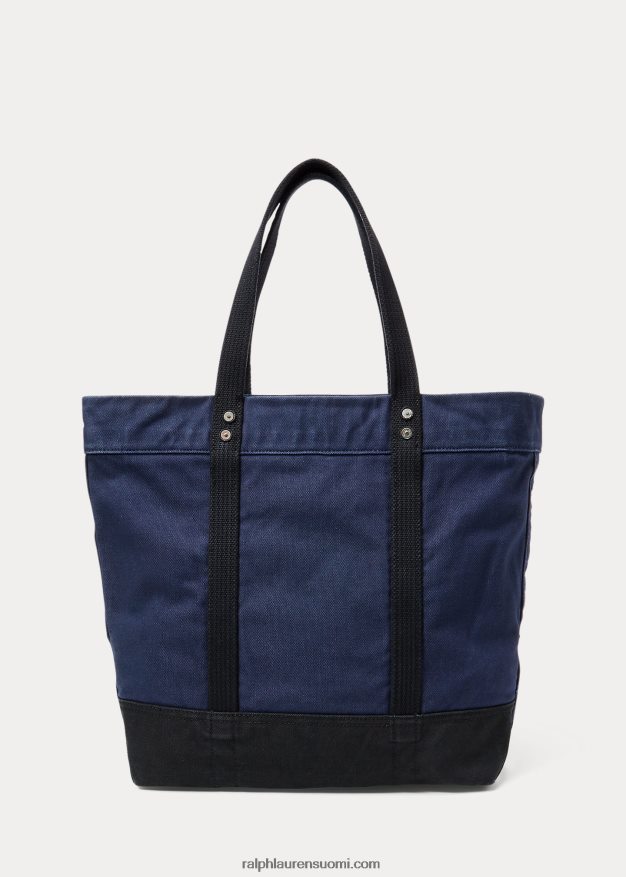 Ralph Lauren miehet iso ponikangaskassi 0Z24ZR2743 tummansininen/musta