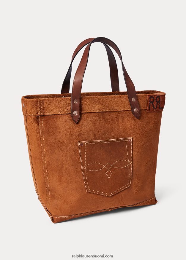 Ralph Lauren miehet ranch mokkanahkalaukku 0Z24ZR5149 kevyt java