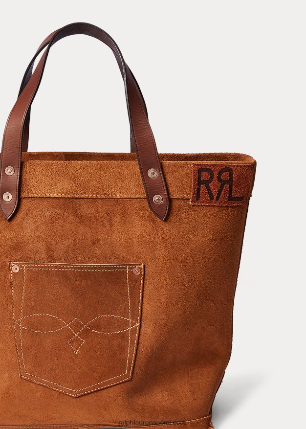 Ralph Lauren miehet ranch mokkanahkalaukku 0Z24ZR5149 kevyt java