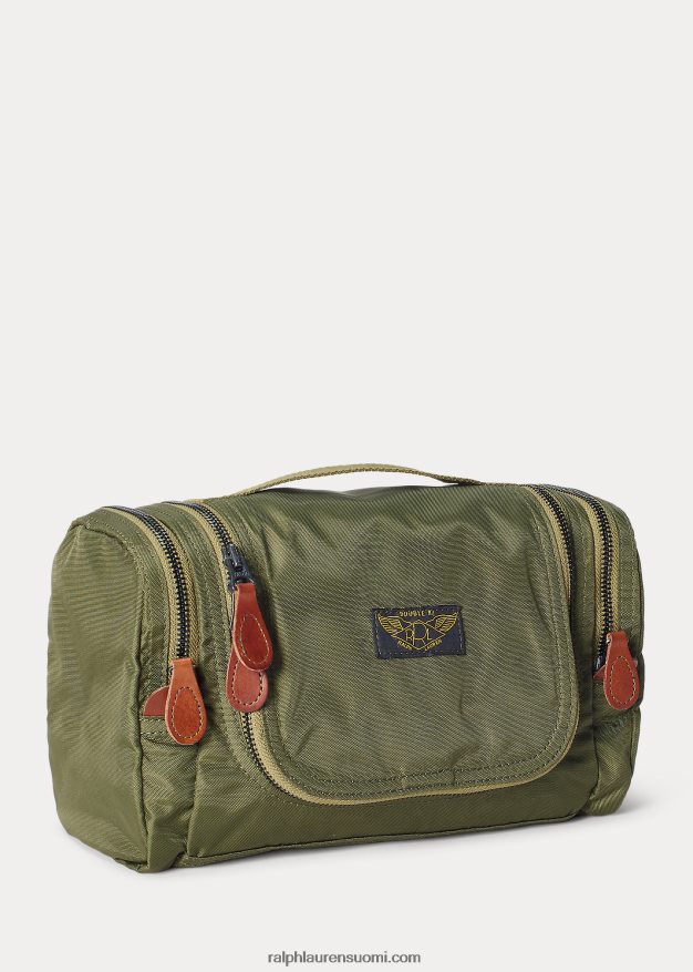 Ralph Lauren miehet nylon canvas matkasarja 0Z24ZR8871 oliivinvihreä
