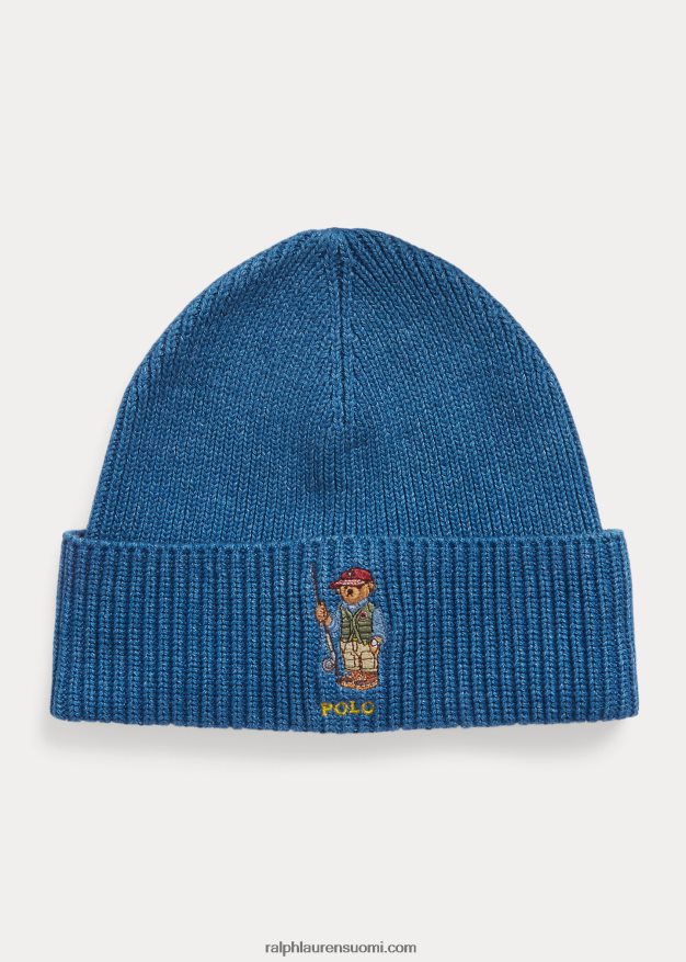 Ralph Lauren miehet poolokarhu puuvillapipo 0Z24ZR2450 vaalea indigo