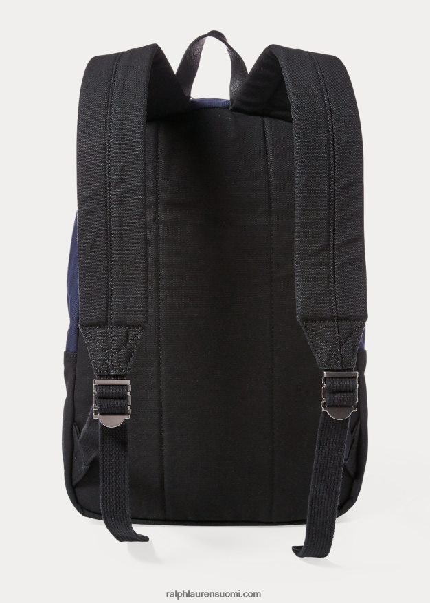 Ralph Lauren miehet canvas iso ponireppu 0Z24ZR2754 tummansininen/musta