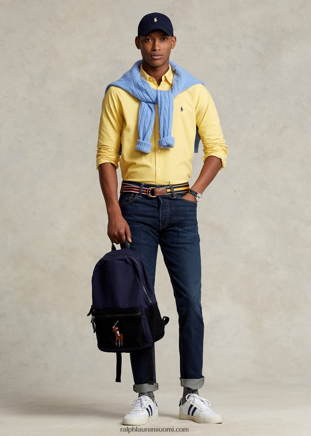 Ralph Lauren miehet canvas iso ponireppu 0Z24ZR2754 tummansininen/musta