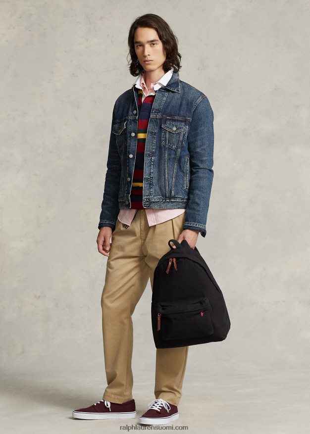 Ralph Lauren miehet kankainen reppu 0Z24ZR2386 musta