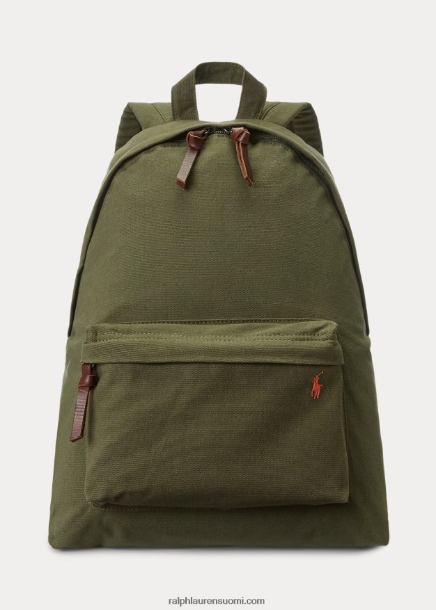 Ralph Lauren miehet kankainen reppu 0Z24ZR2389 tumma salvia