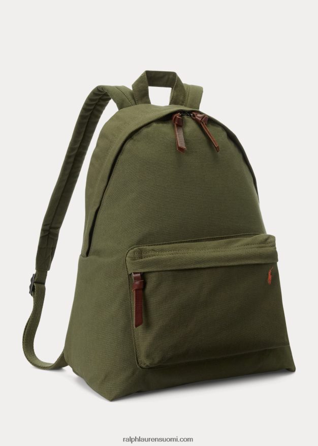 Ralph Lauren miehet kankainen reppu 0Z24ZR2389 tumma salvia