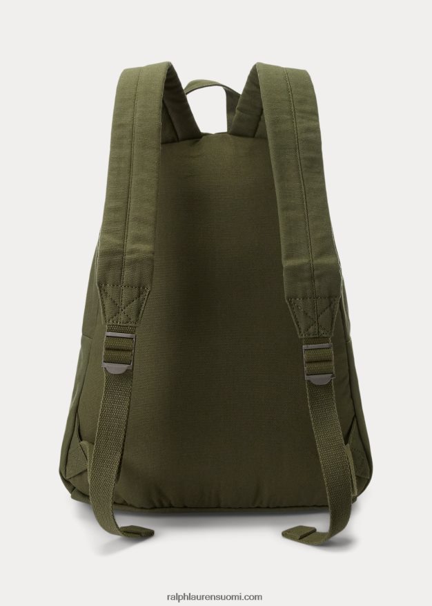 Ralph Lauren miehet kankainen reppu 0Z24ZR2389 tumma salvia